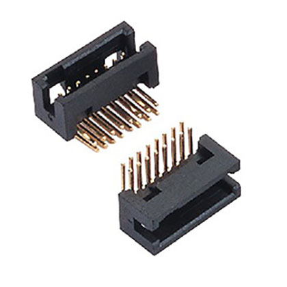 1.27mm Box Header 90° with Female Header 